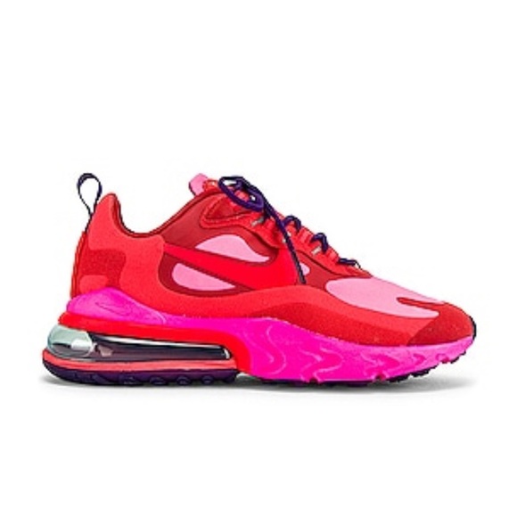 Nike Air Max 270 Sneaker in Mystic Red, Burnt Crimson, Pink Blast, Habanero 7.5